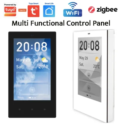 Tuya 4" Smart Touch Wall Panel - Multi-Functional Control Panel for Smart Home